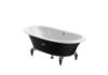 BAÑERA NEWCAST BLANCO ENCASTRAR EXT NEGRO A233650002