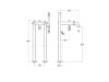 BATERIA BAÑO-DUCHA LOFT CROMO CON COLUMNAS A5A2743C00