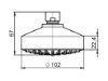 ROCIADOR STELLA 100-3 CROMO PARED A5BF103C00 A5BF103C00