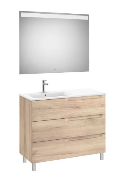 PACK ALEYDA 3CJ 1000 LAVABO IZDA BEIGE MADERA A851848524