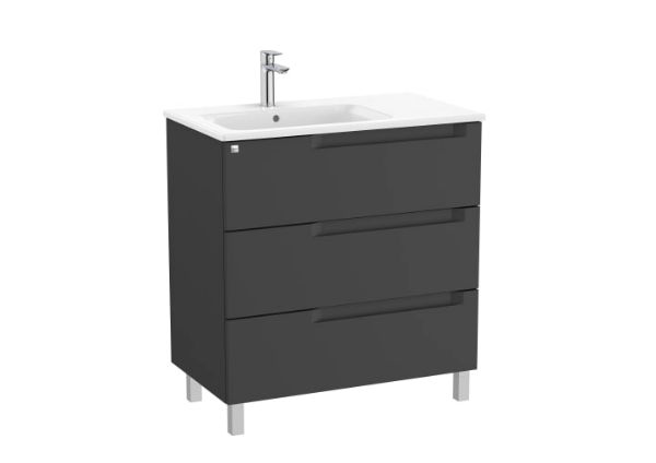 UNIK ALEYDA 3CJ 800 LAVABO IZDA  NEGRO MATE A851825523