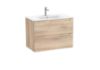 UNIK ALEYDA 2CJ 80 LAVABO CENTRO BLANCO MADERA A851816525