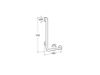 ASA ANGULAR BAÑO 90 IZDA ACCESS COMFORT BLANCO A816906009