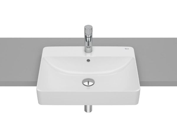 LAVABO INSPIRA BLANCO 55x20 SEMIEMPOTRAR A32753S000