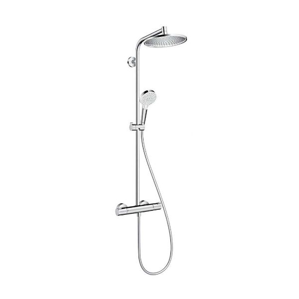 CJTO DUCHA TERMOST CROMETTA S240 SHOWERPIPE, código de HANSGROHE 27267000