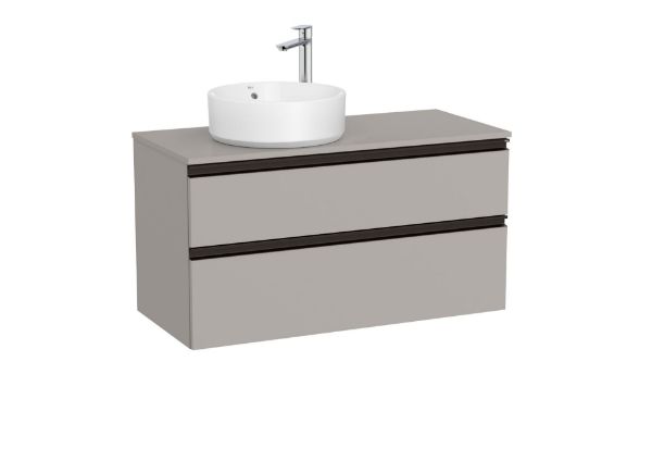 UNIK GAP ENCIMERA 2CJ 1000 GRIS MATE LAVABO IZDA A851959547