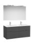 PACK, MUEBLE LAVABO Y ESPEJO, MOD VICTORIA-N V 2024 4 CJ ACAB ONIX Y LAVABO DOBLE MED 1200X460 A852109531