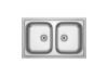 FREGADERO GLASGOW 80 2 CUBETAS ACERO INOX A872801C01